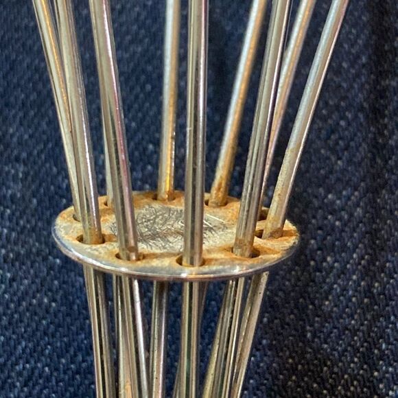 Vtg,Stainless Steel Kitchen Utensil Set 5 with Wooden Accents - Picture 9 of 15